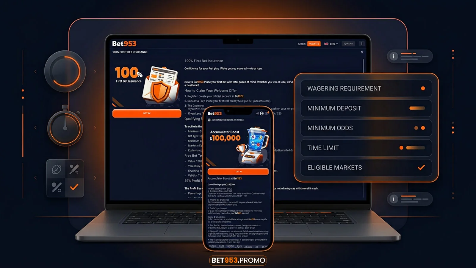 BET953 wagering requirements explained